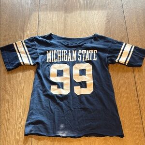 Michigan State Vintage Tee Distressed